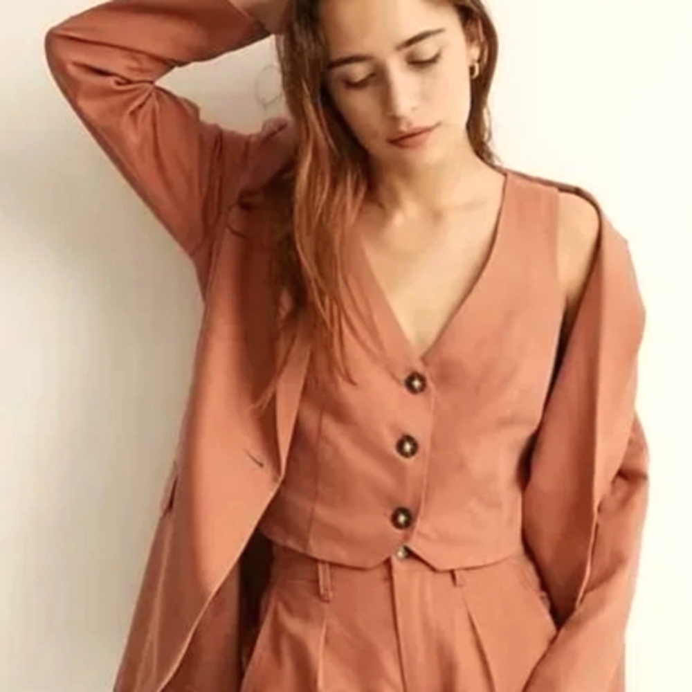 Madewell Katrina cropped vest top